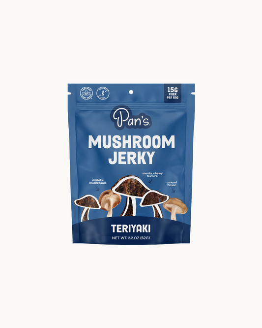 Teriyaki Mushroom Jerky by Pan's Mushroom Jerky