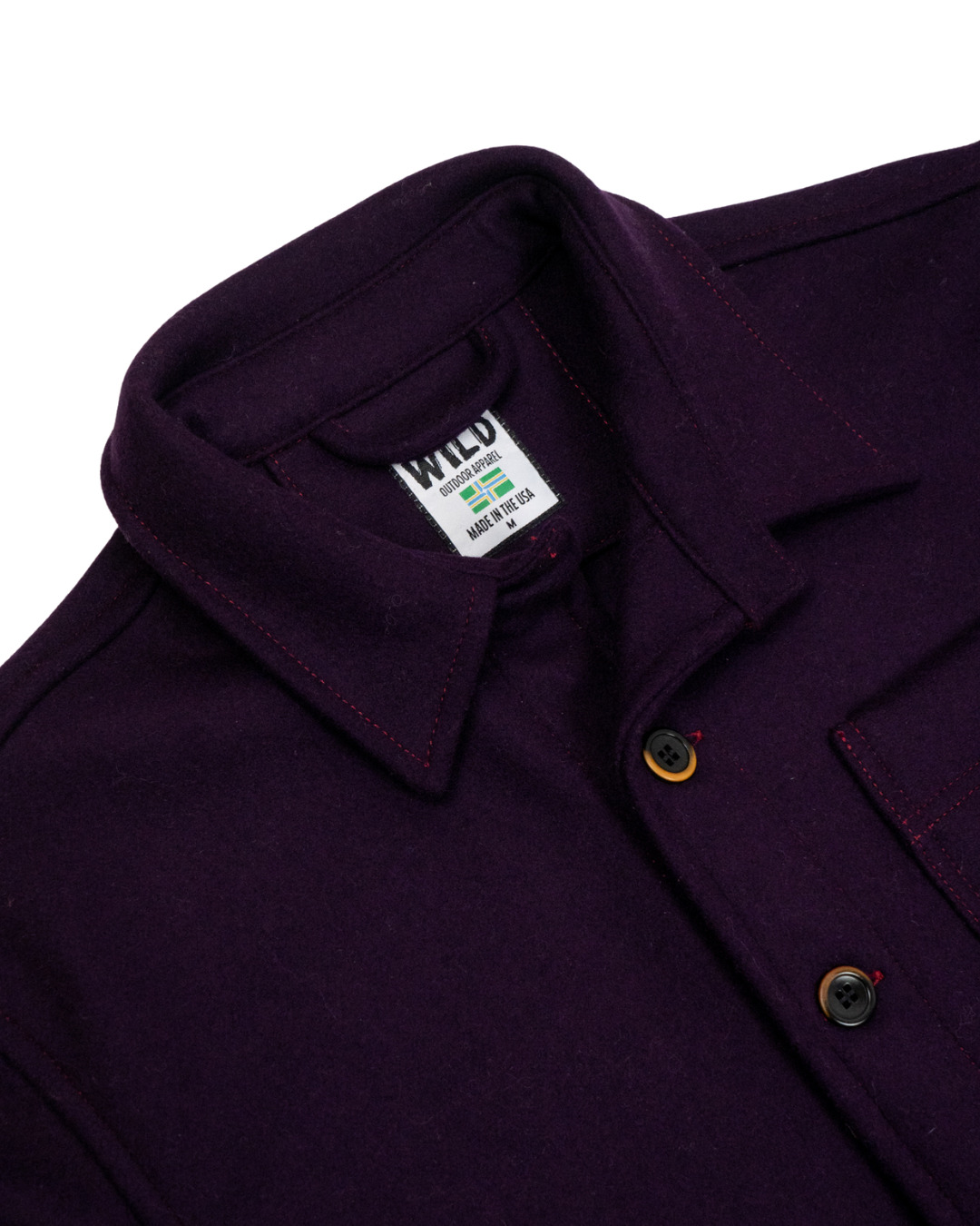 Italian Viola Wild Wool Chore Coat by WILD