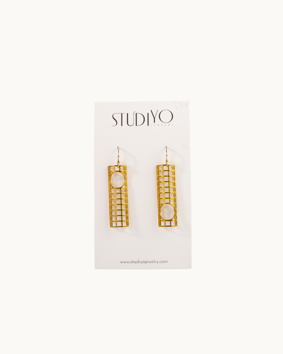 Void Brass Earrings by Studiyo Jewelry
