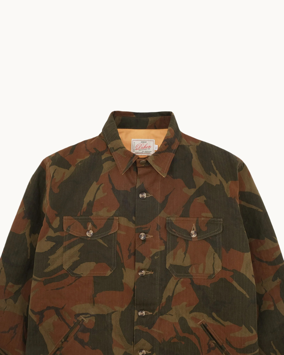 Waxed Cotton Crissman - Ginger Camo by Dehen 1920