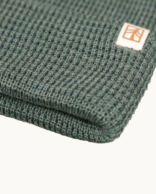 Merino Waffle Beanie by Rustek