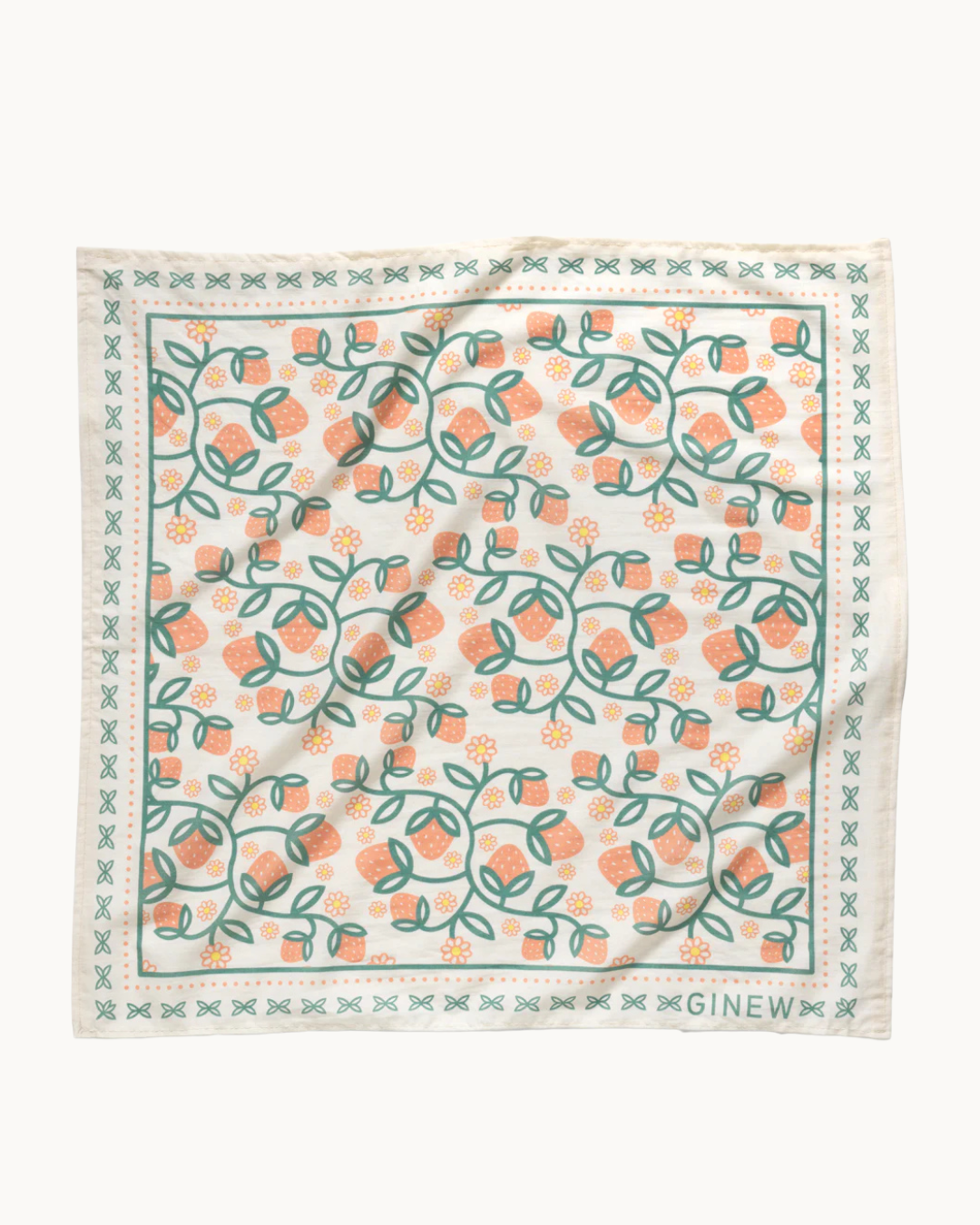 Strawberry Fields Bandana by Ginew