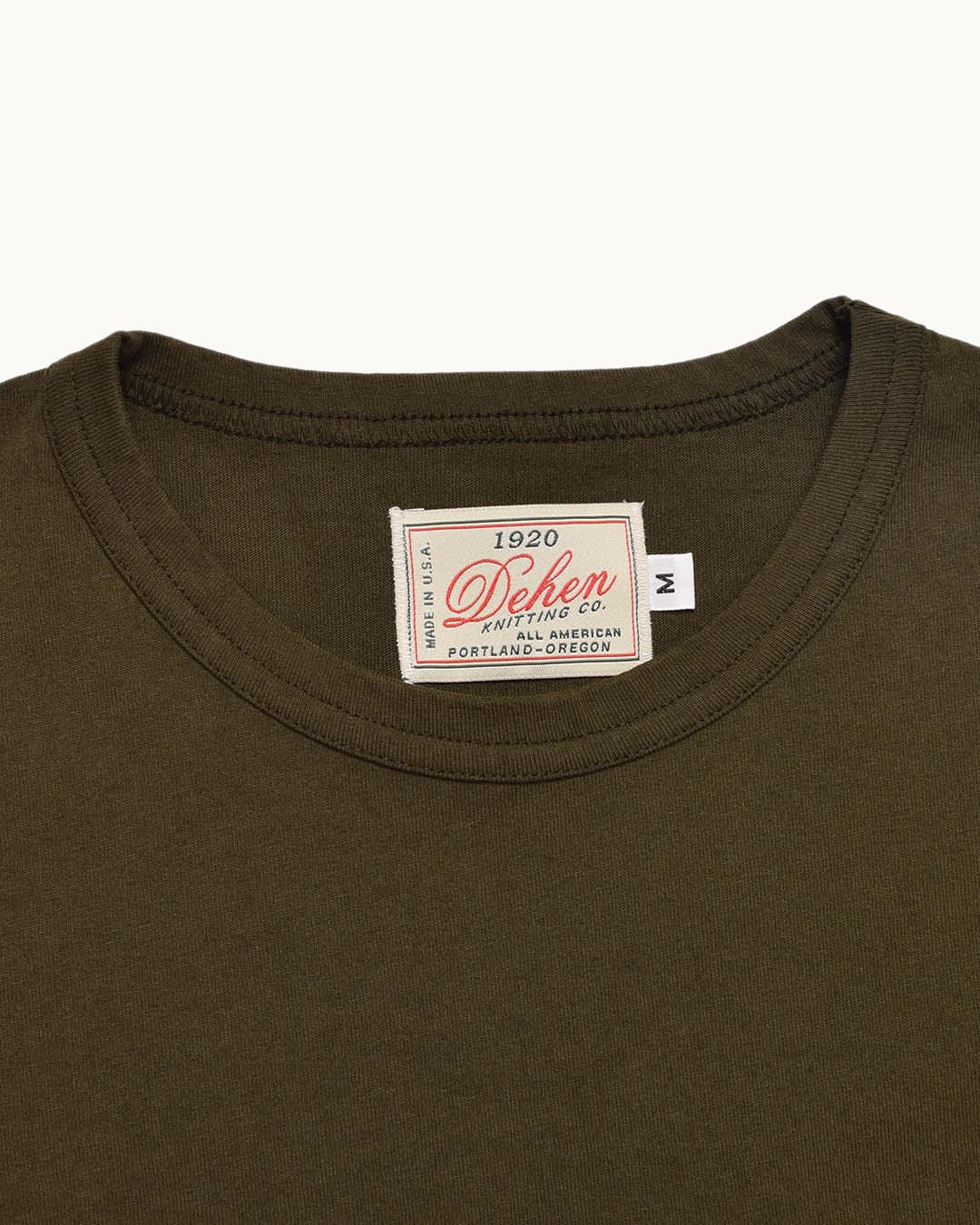 Single Pocket Tee - Loden by Dehen 1920