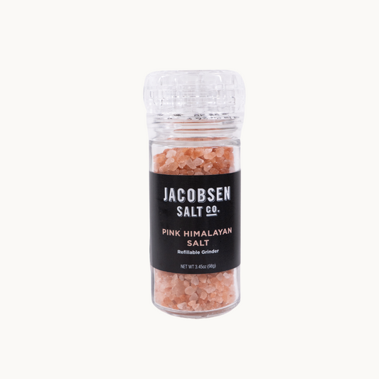 Loaded Pink Himalayan Salt Grinder by Jacobsen Salt Co.