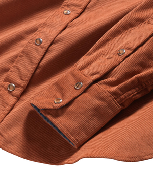 Western Snap Shirt Corduroy by Ginew