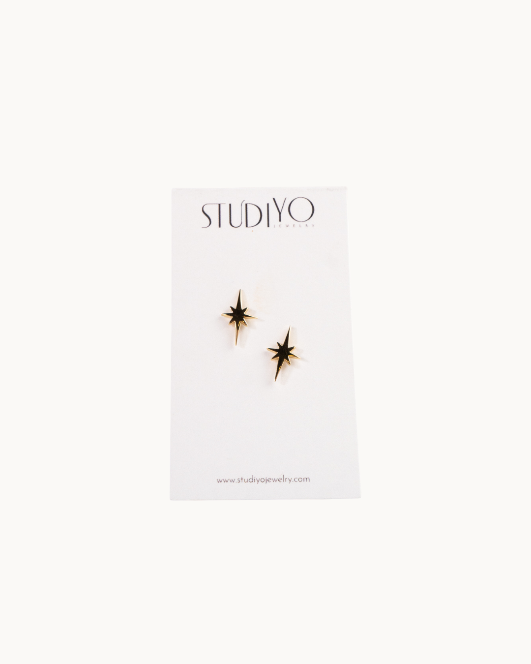 Starburst Studs Gold by Studiyo Jewelry