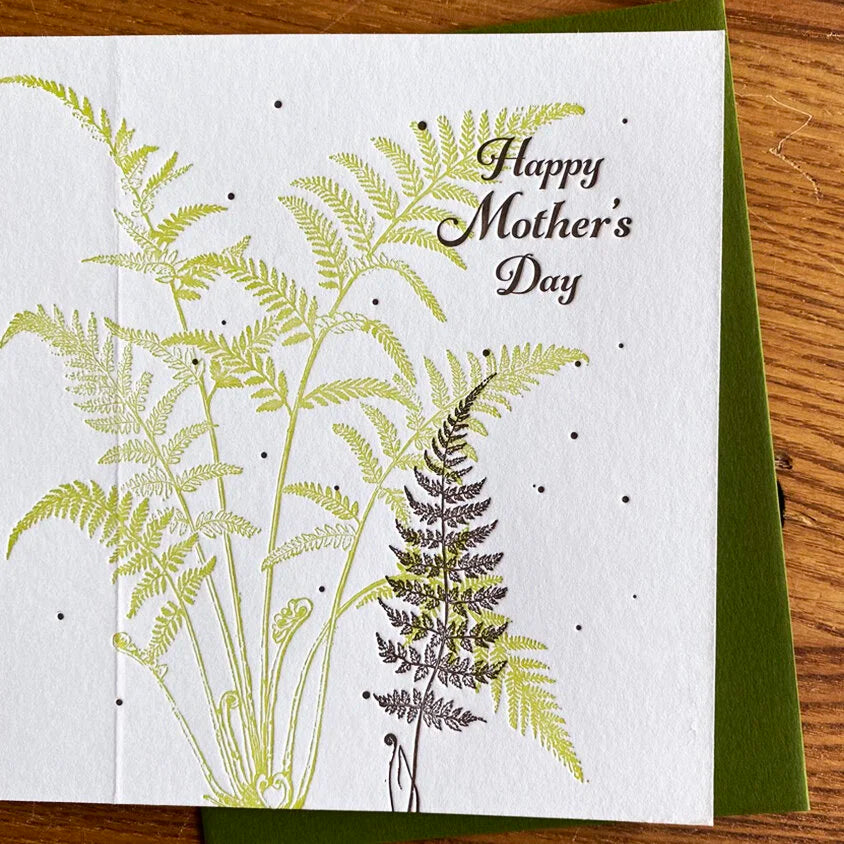 Happy Mother's Day Ferns Card by Lark Press