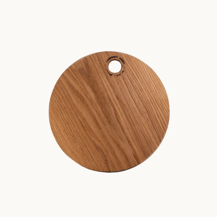 Round White Oak Cutting Board by Commoner Goods