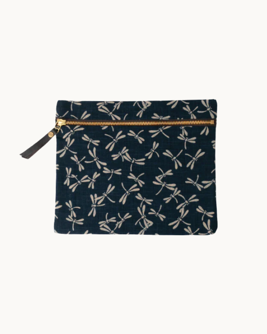 Flat Medium Zipper Pouch by Kiriko