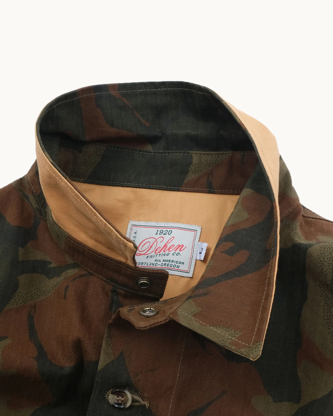 Waxed Cotton Crissman - Ginger Camo by Dehen 1920