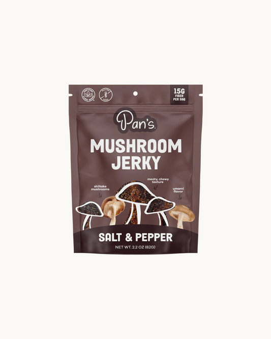 Salt & Pepper Mushroom Jerky by Pan's Mushroom Jerky