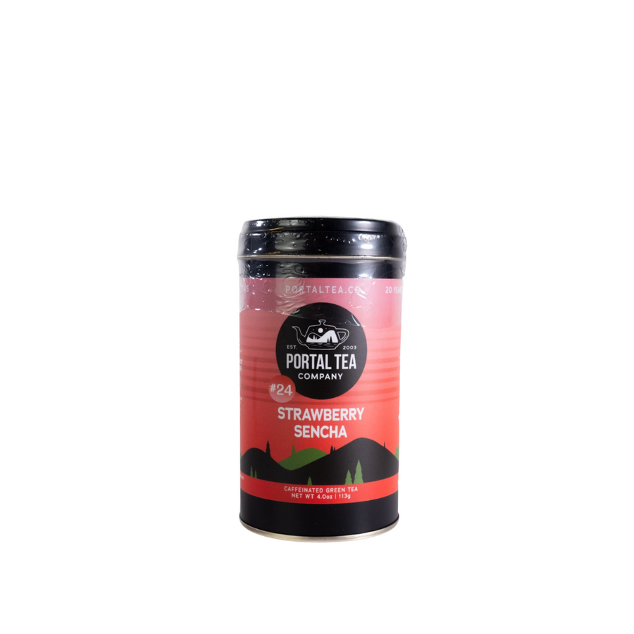 Strawberry Sencha Tea Tin by Portal Tea Co.