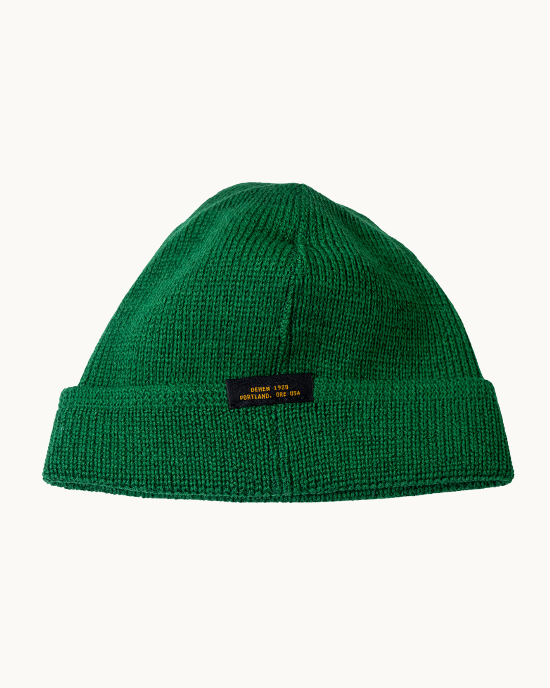 Wool Knit Watch Cap - Kelly by Dehen 1920