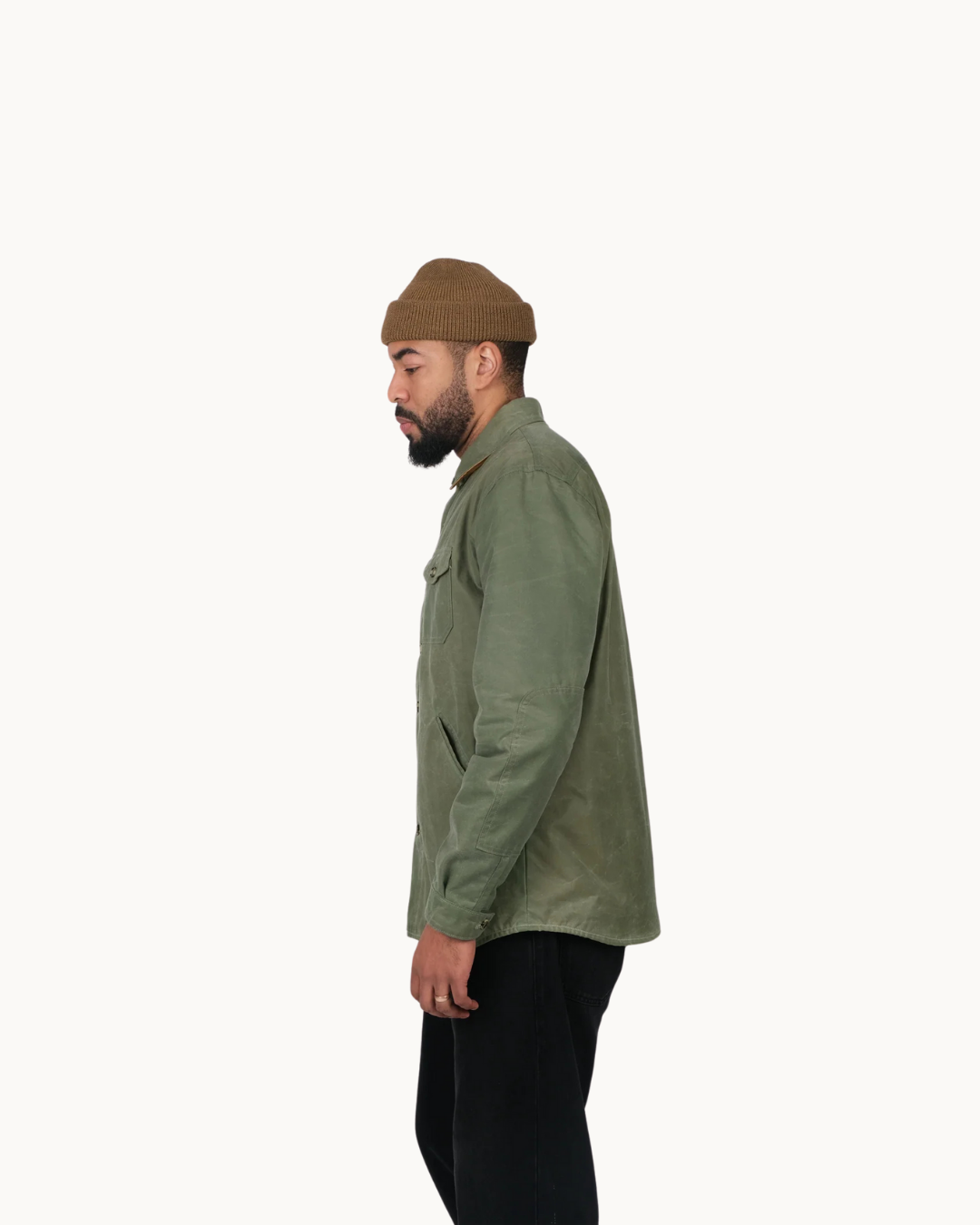 Waxed Cotton Crissman - Light Moss by Dehen 1920