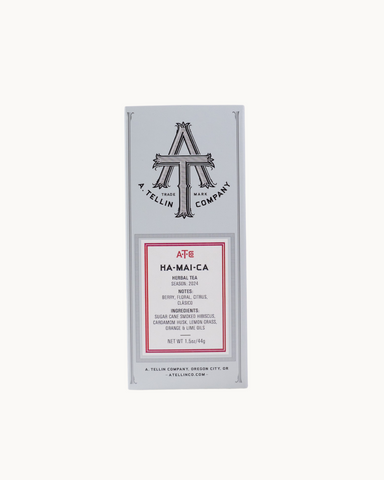 Ha-mai-ca Tea Carton by A. Tellin Company