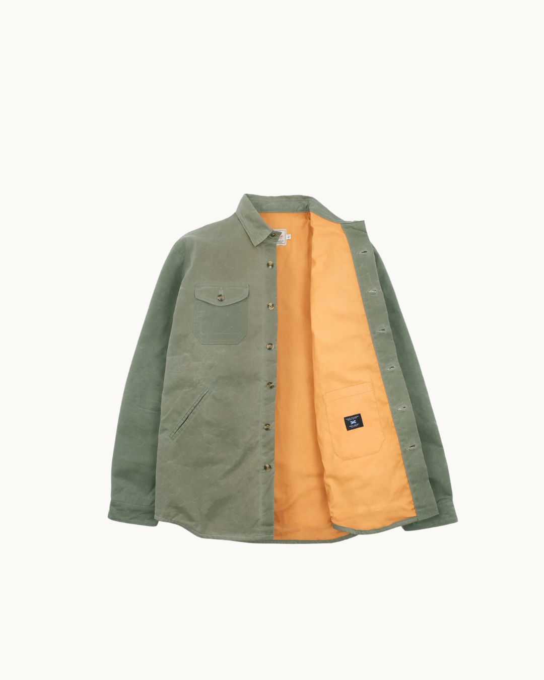 Waxed Cotton Crissman - Light Moss by Dehen 1920
