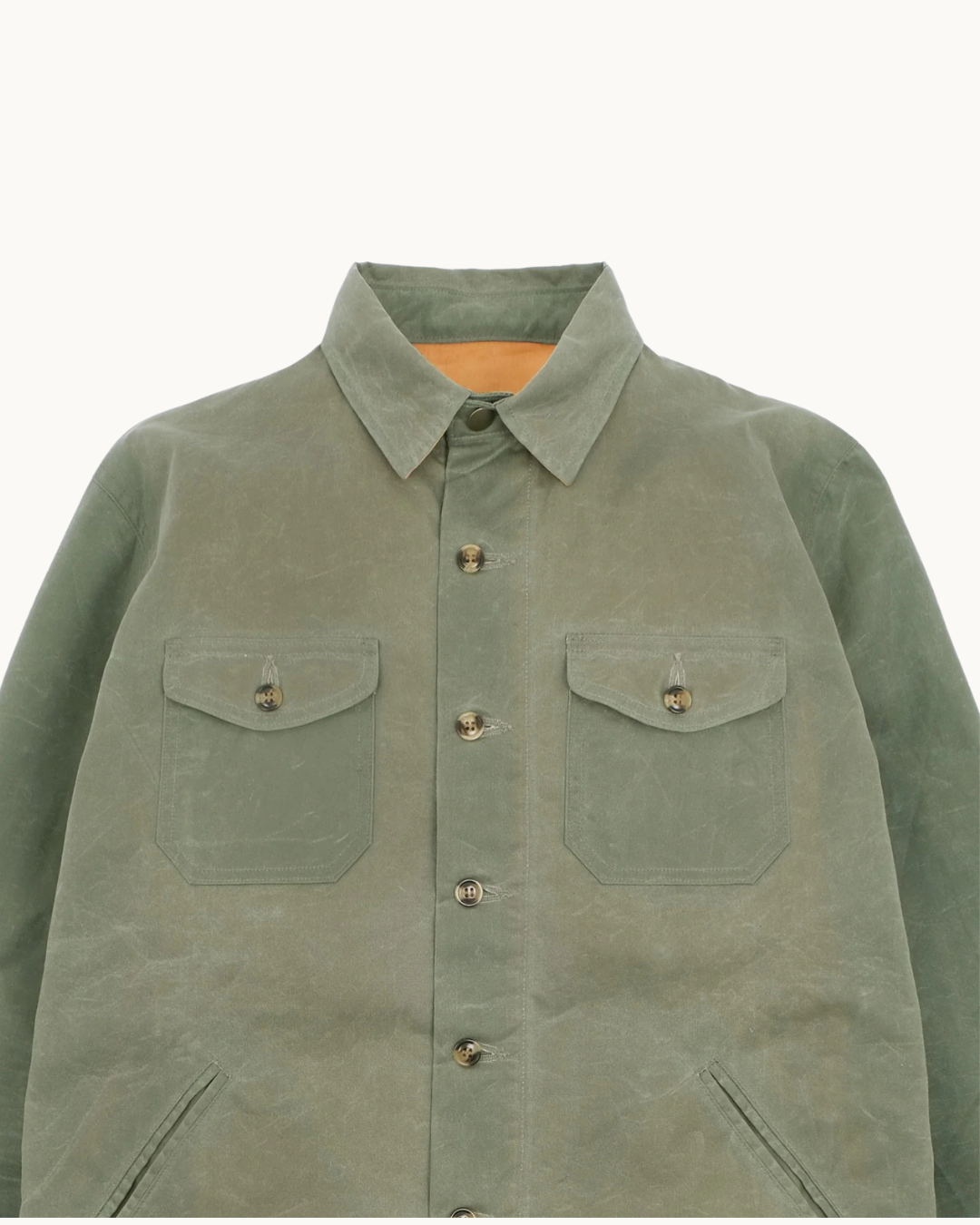 Waxed Cotton Crissman - Light Moss by Dehen 1920