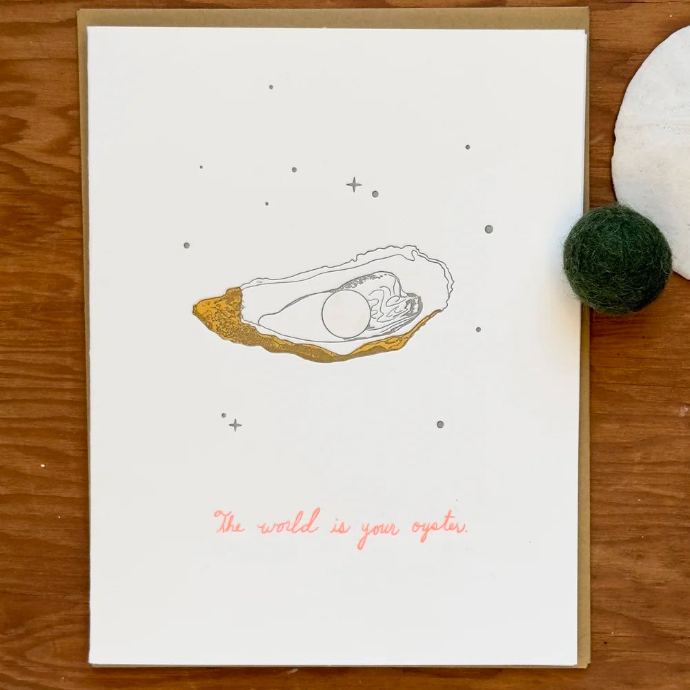 The World is Your Oyster Card by Lark Press