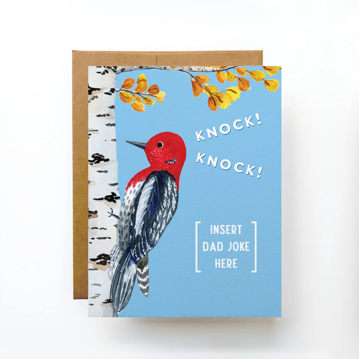 Knock! Knock! Fathers Day Card by Watercolor Wednesday – MadeHere