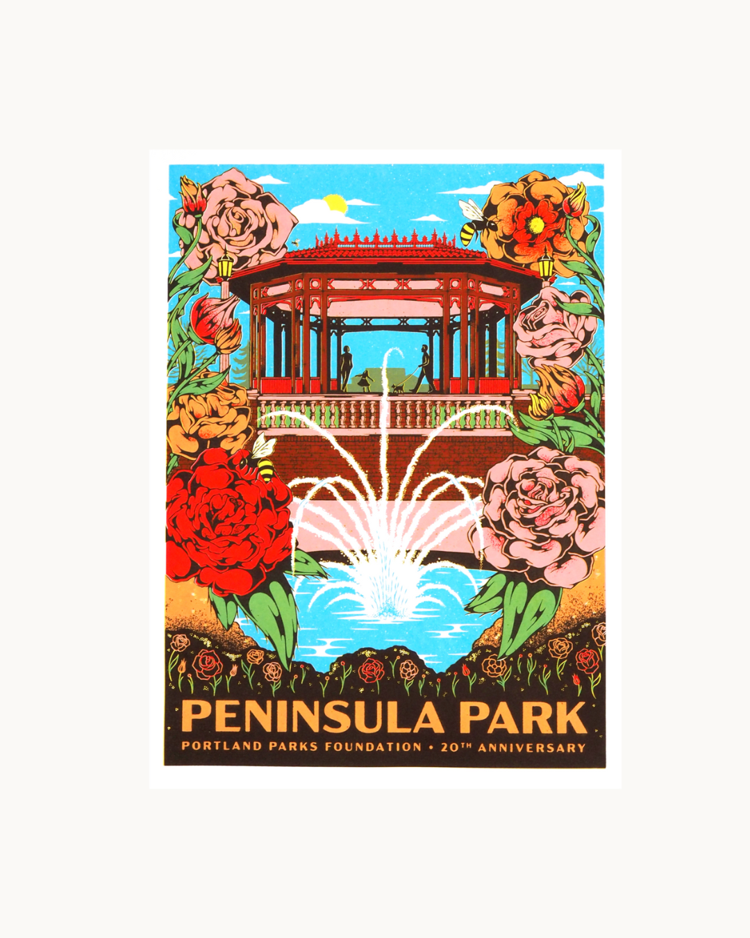 Peninsula Park Poster by Portland Parks Foundation