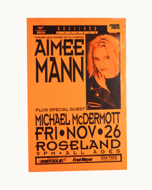 Aimee Mann at Roseland Theater Poster by Keeping it Reel