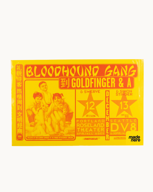 Bloodhound Gang at Roseland Theater & DV8 Poster by Keeping it Reel