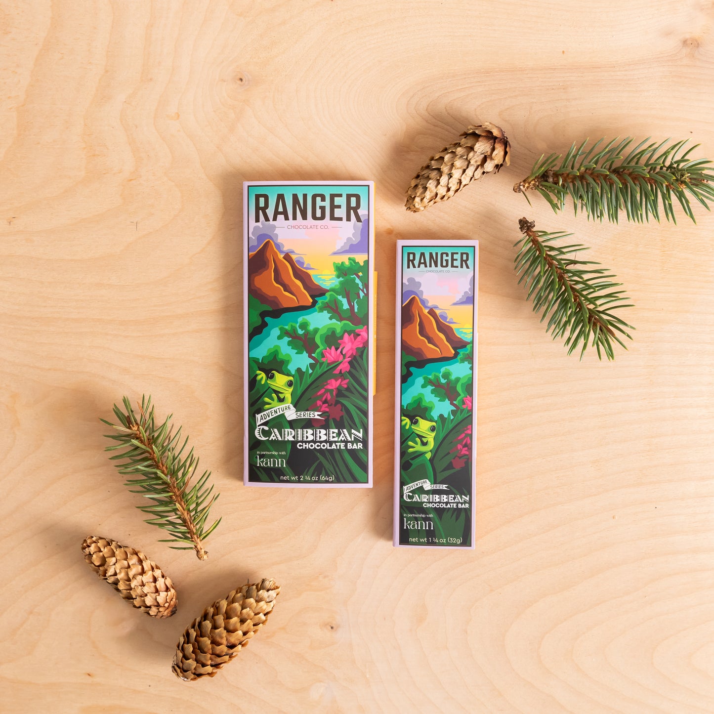 Ranger x Kann Caribbean Large Chocolate Bar by Ranger Chocolate