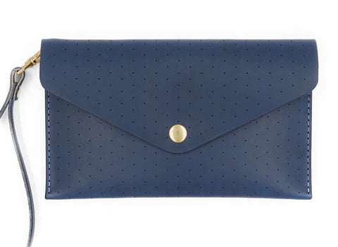 Navy Clutch Wallet by Woolly