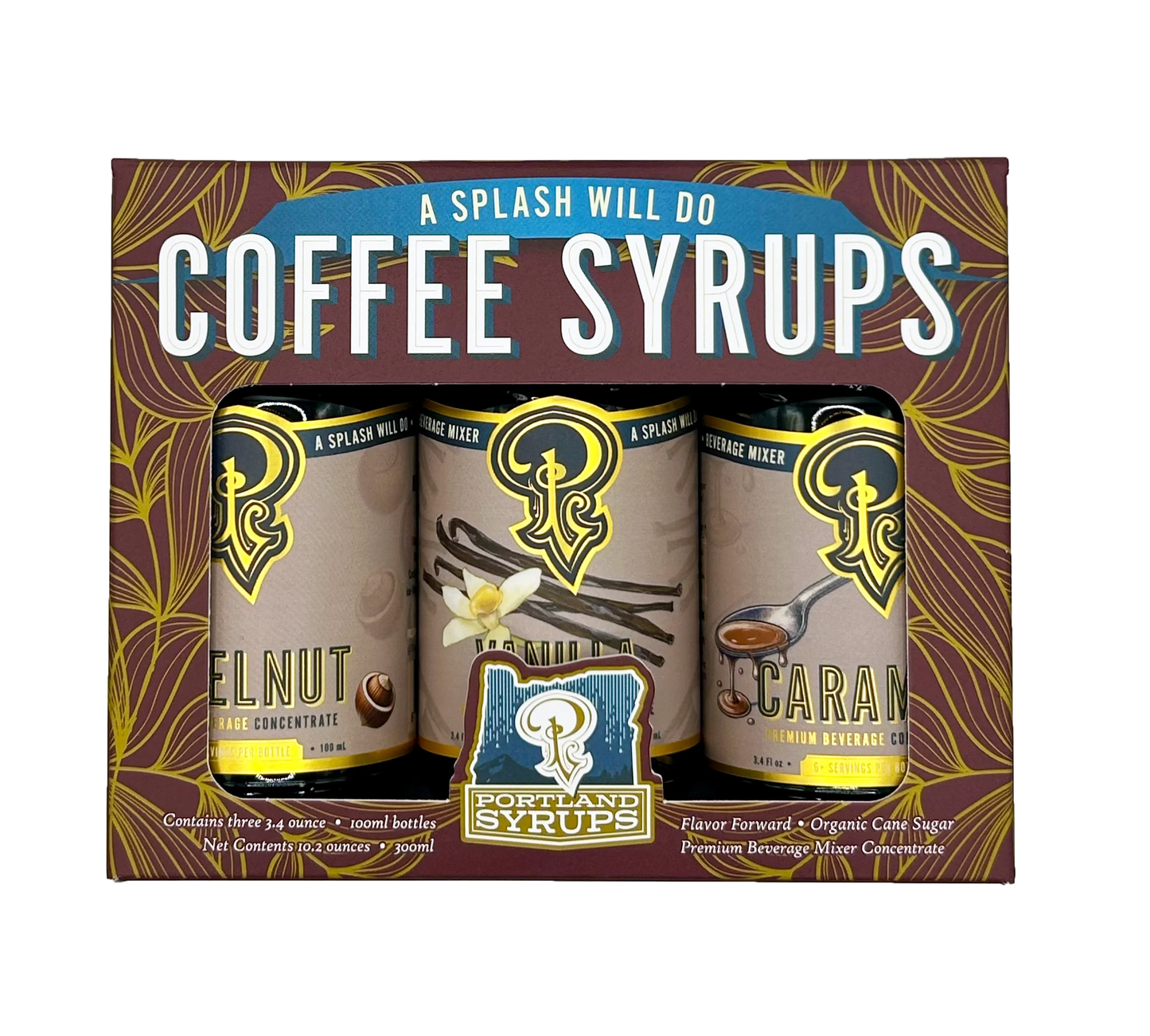 Coffee Syrup Gift Set by Portland Syrups