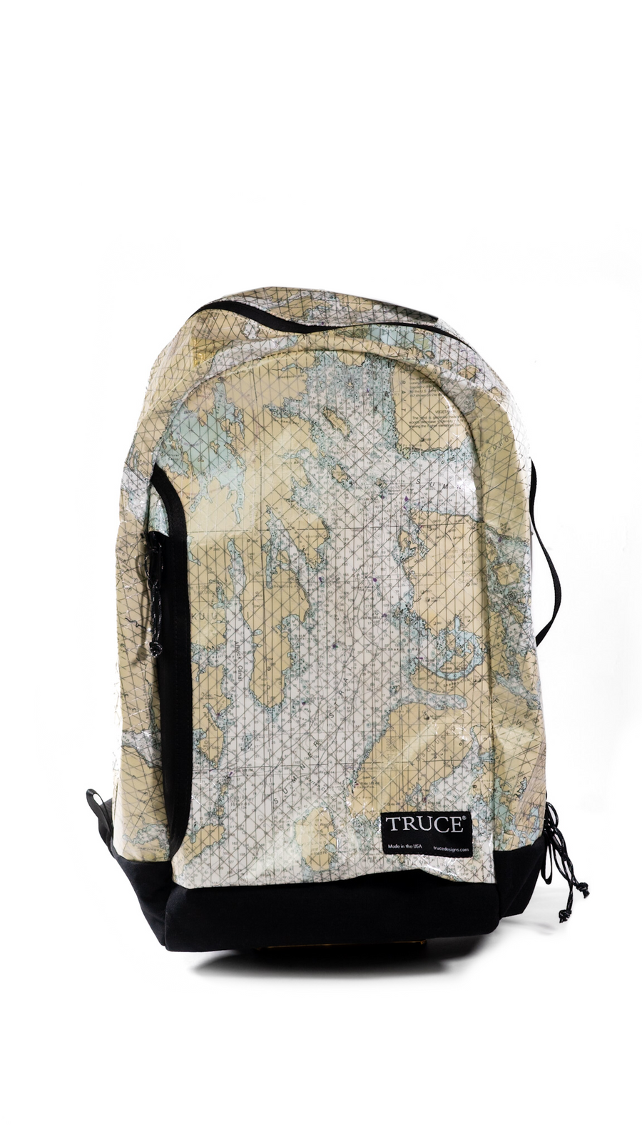 Daypack from Laminated Vintage Nautical Charts by Truce Designs