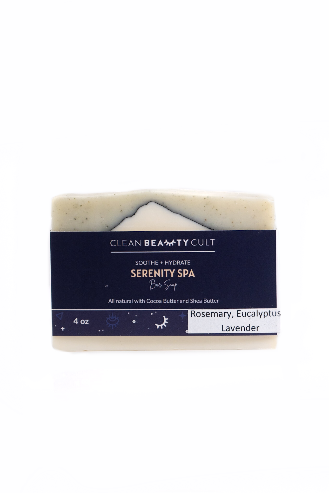 Rosemary-Eucalyptus Serenity Spa Bar Soap by Clean Beauty Cult