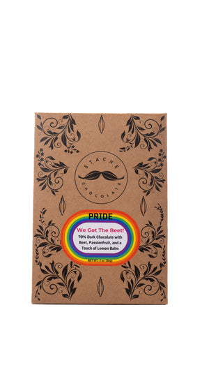 Pride - We Got the Beets Bar by Stache Chocolate