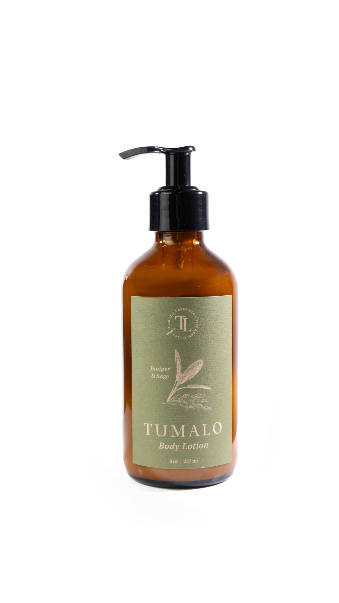 8oz Juniper Sage Hand & Body Lotion by Tumalo Lavender