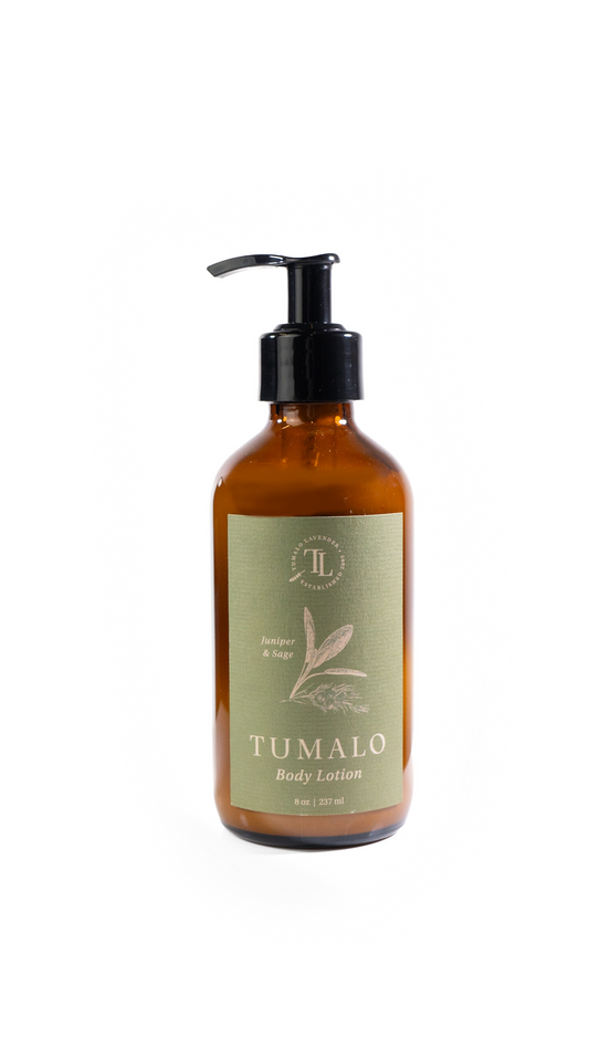 8oz Juniper Sage Hand & Body Lotion by Tumalo Lavender