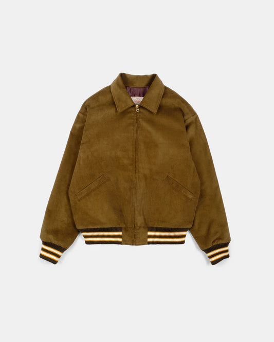 60's Cut Team Jacket - Olive Drab Corduroy by Dehen 1920