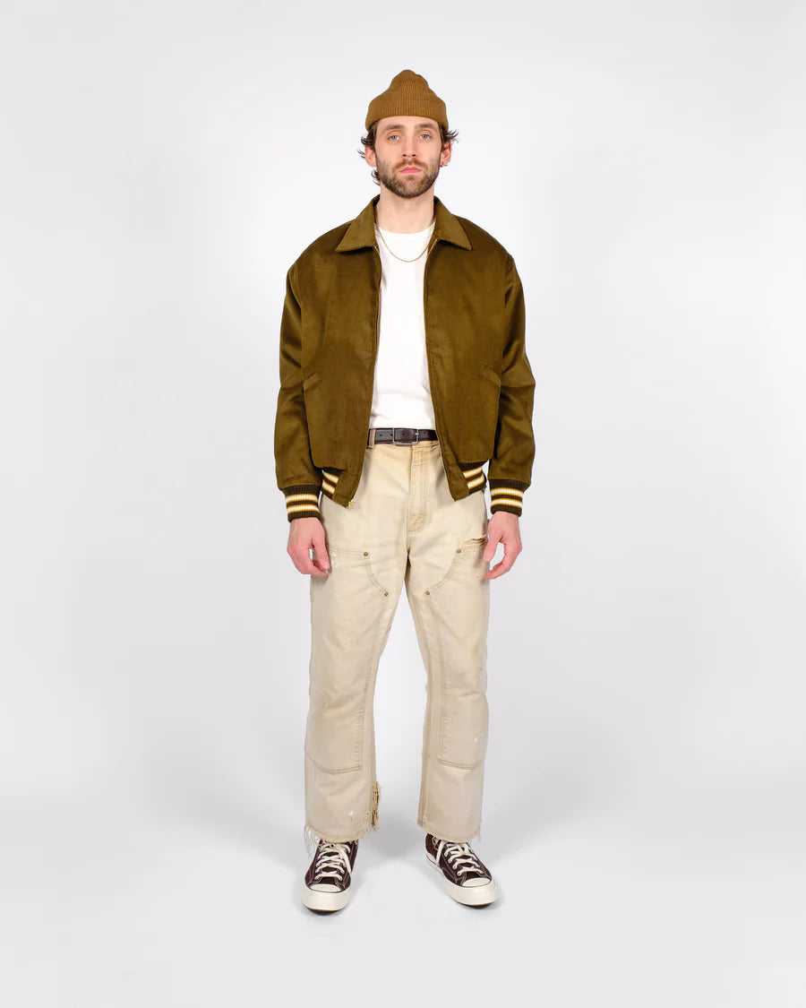 60's Cut Team Jacket - Olive Drab Corduroy by Dehen 1920
