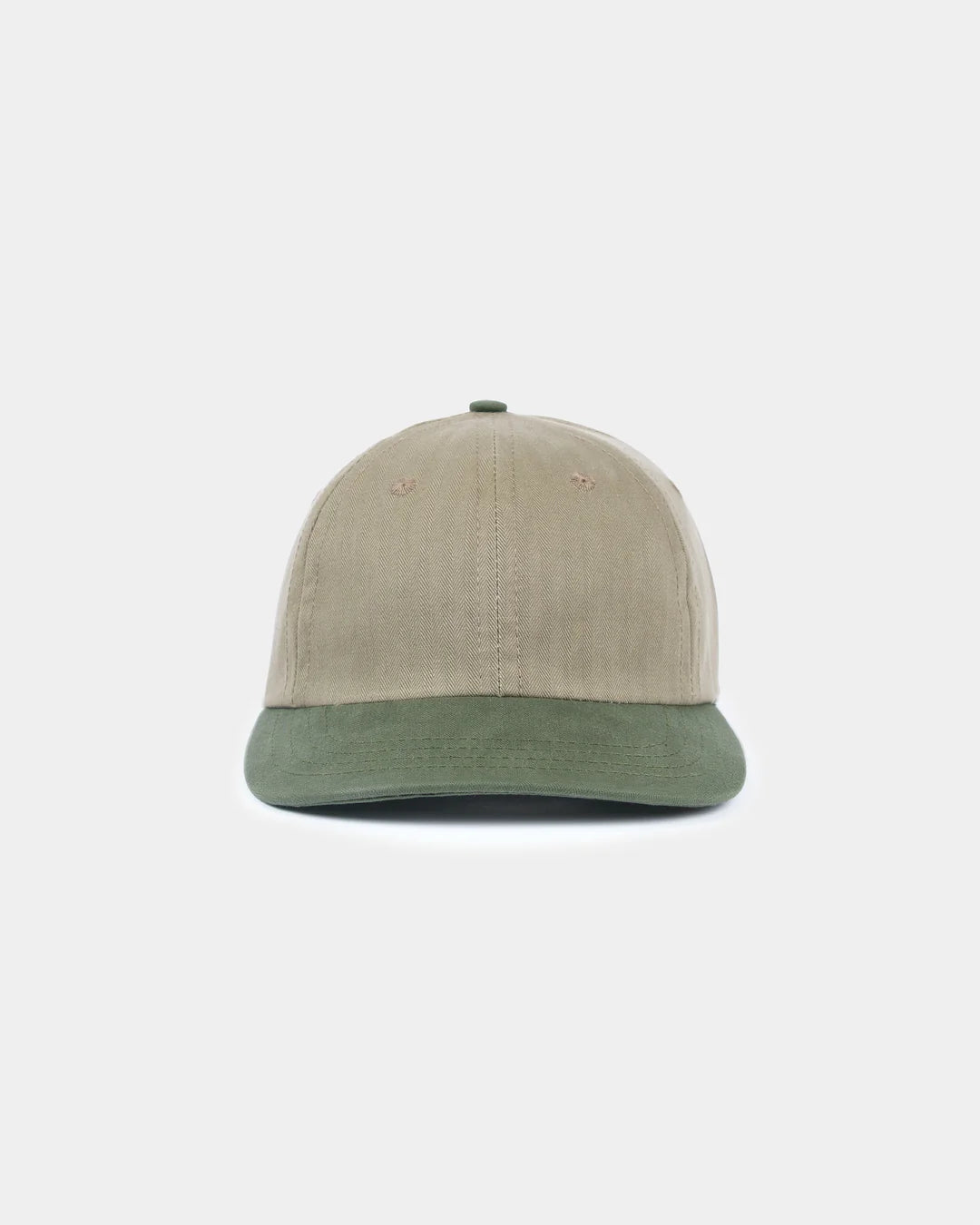 Waxed Baseball Hat - 2-Tone Sage & Spruce by Dehen 1920