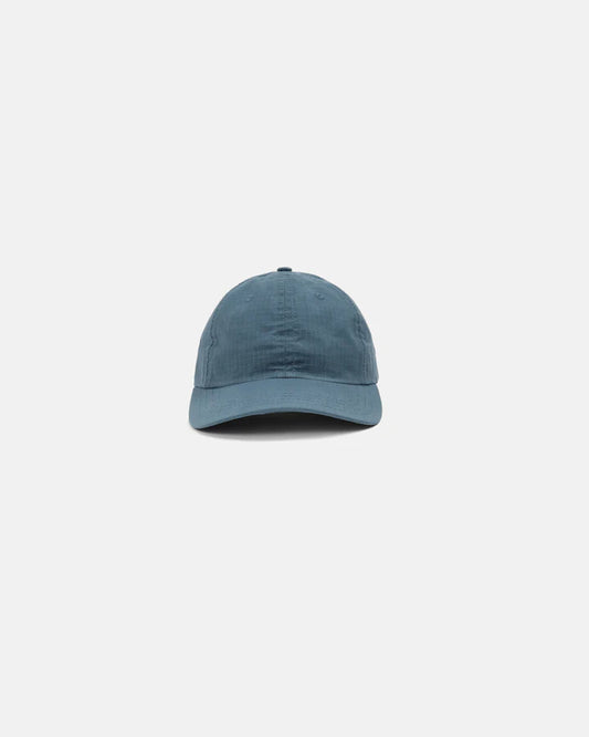 Baseball Cap - Faded Blue Dry Waxed Rip Stop by Dehen 1920