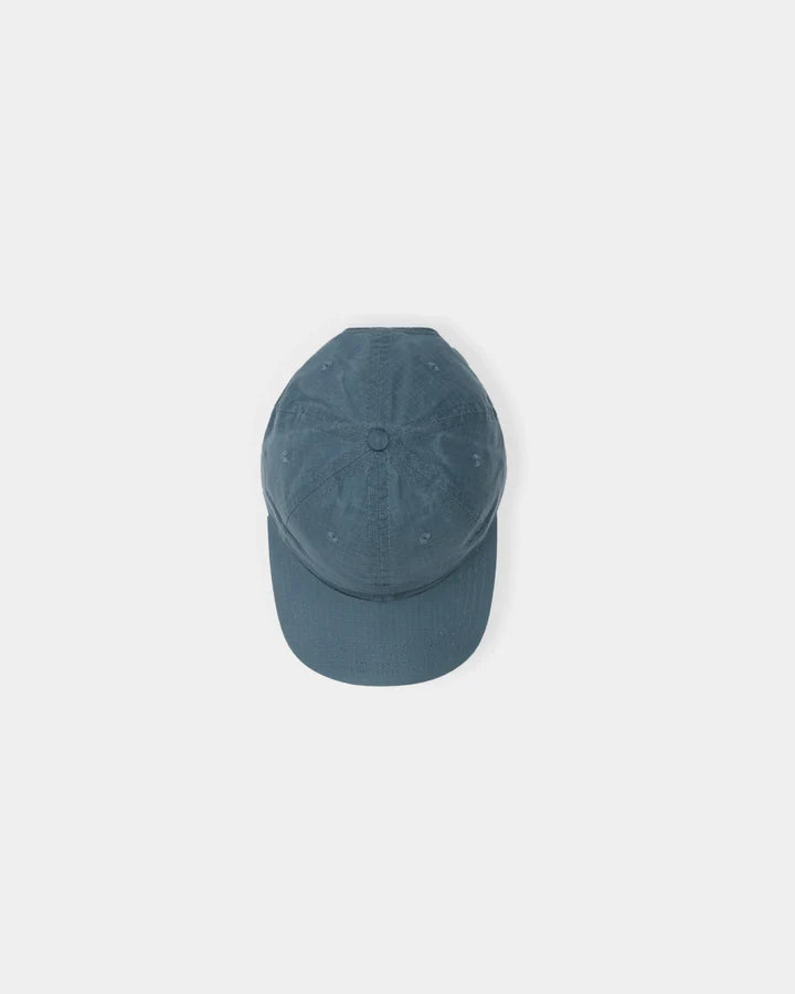Baseball Cap - Faded Blue Dry Waxed Rip Stop by Dehen 1920