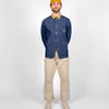 Chore Coat 2.0 - Indigo Denim/Fawn Corduroy by Dehen 1920