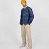 Chore Coat 2.0 - Indigo Denim/Fawn Corduroy by Dehen 1920