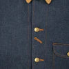Chore Coat 2.0 - Indigo Denim/Fawn Corduroy by Dehen 1920