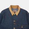 Chore Coat 2.0 - Indigo Denim/Fawn Corduroy by Dehen 1920