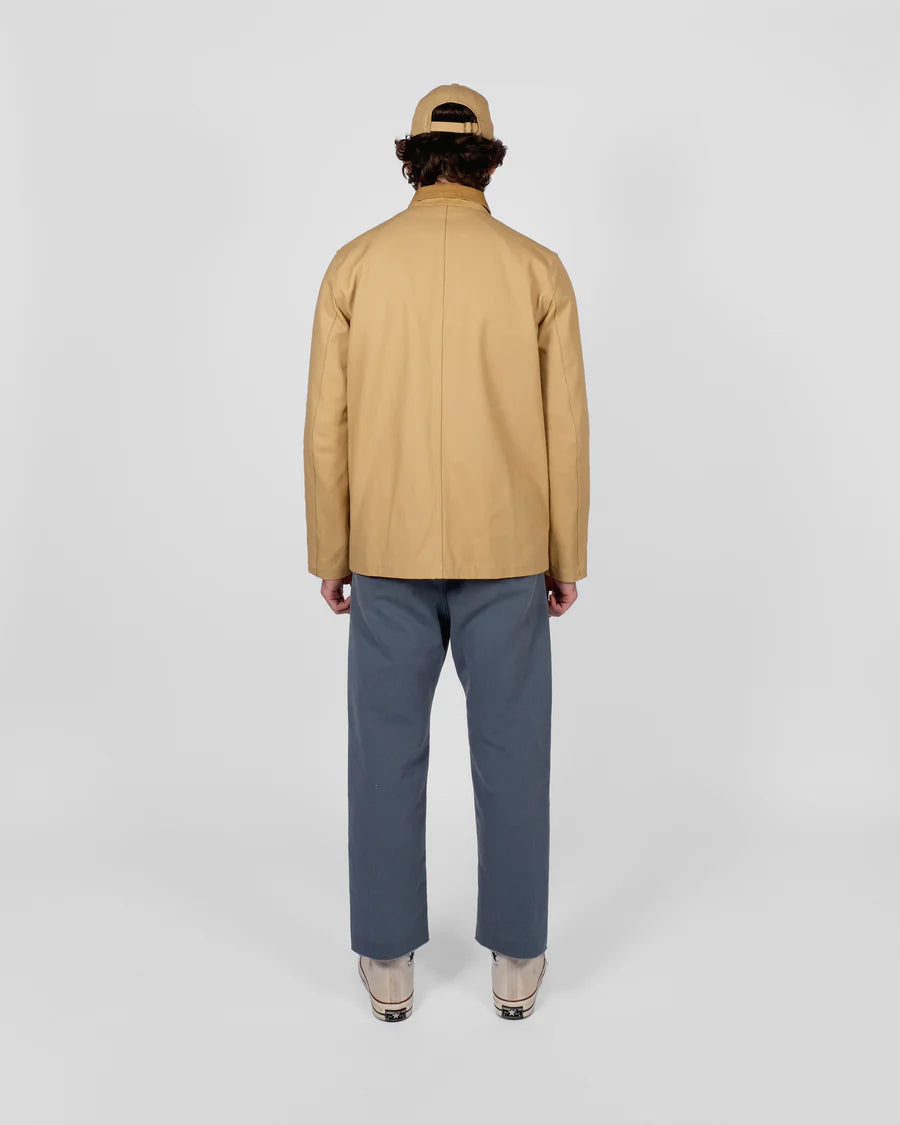 Chore Coat 2.0 Faded Tan Canvas/Fawn Corduroy by Dehen 1920