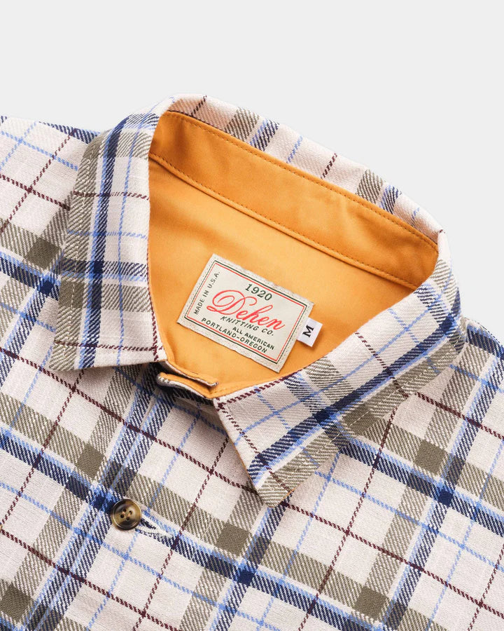 Crissman Overshirt - Picnic Plaid Cotton by Dehen 1920