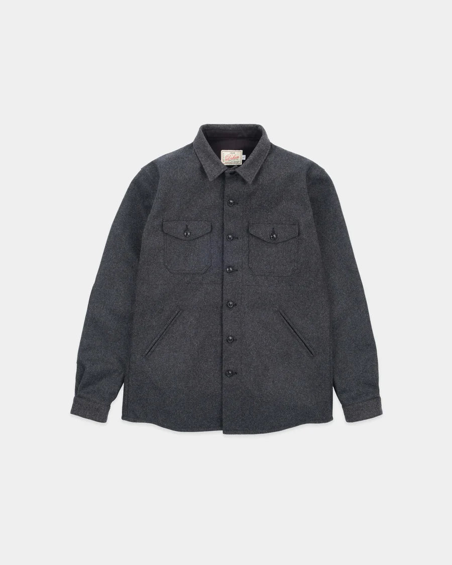 Crissman Overshirt - Dark Charcoal by Dehen 1920