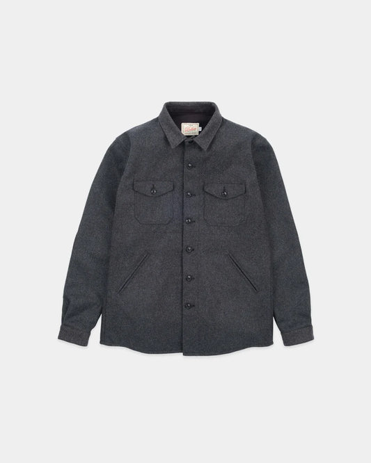 Crissman Overshirt - Dark Charcoal by Dehen 1920