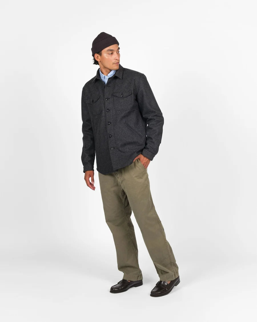 Crissman Overshirt - Dark Charcoal by Dehen 1920