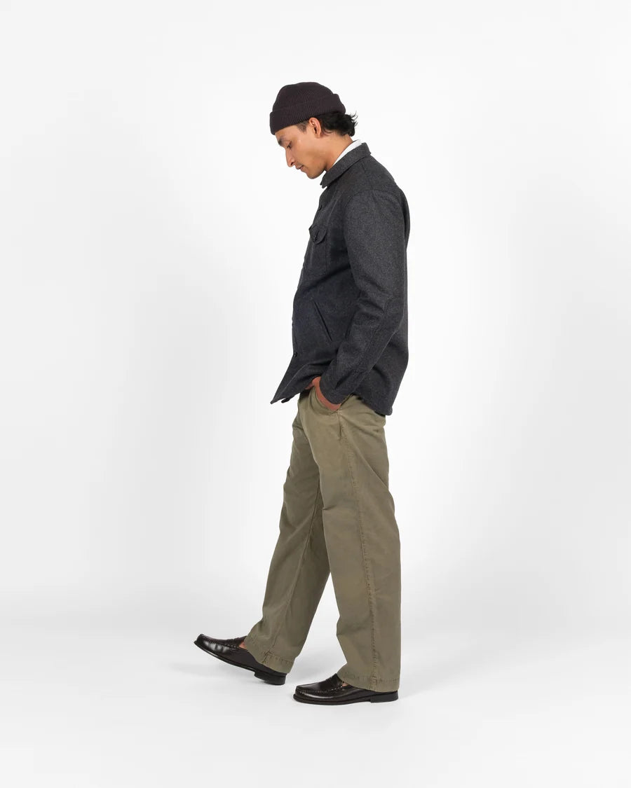 Crissman Overshirt - Dark Charcoal by Dehen 1920