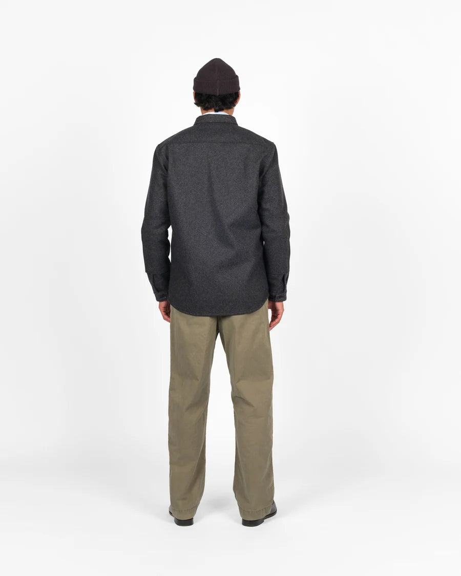 Crissman Overshirt - Dark Charcoal by Dehen 1920